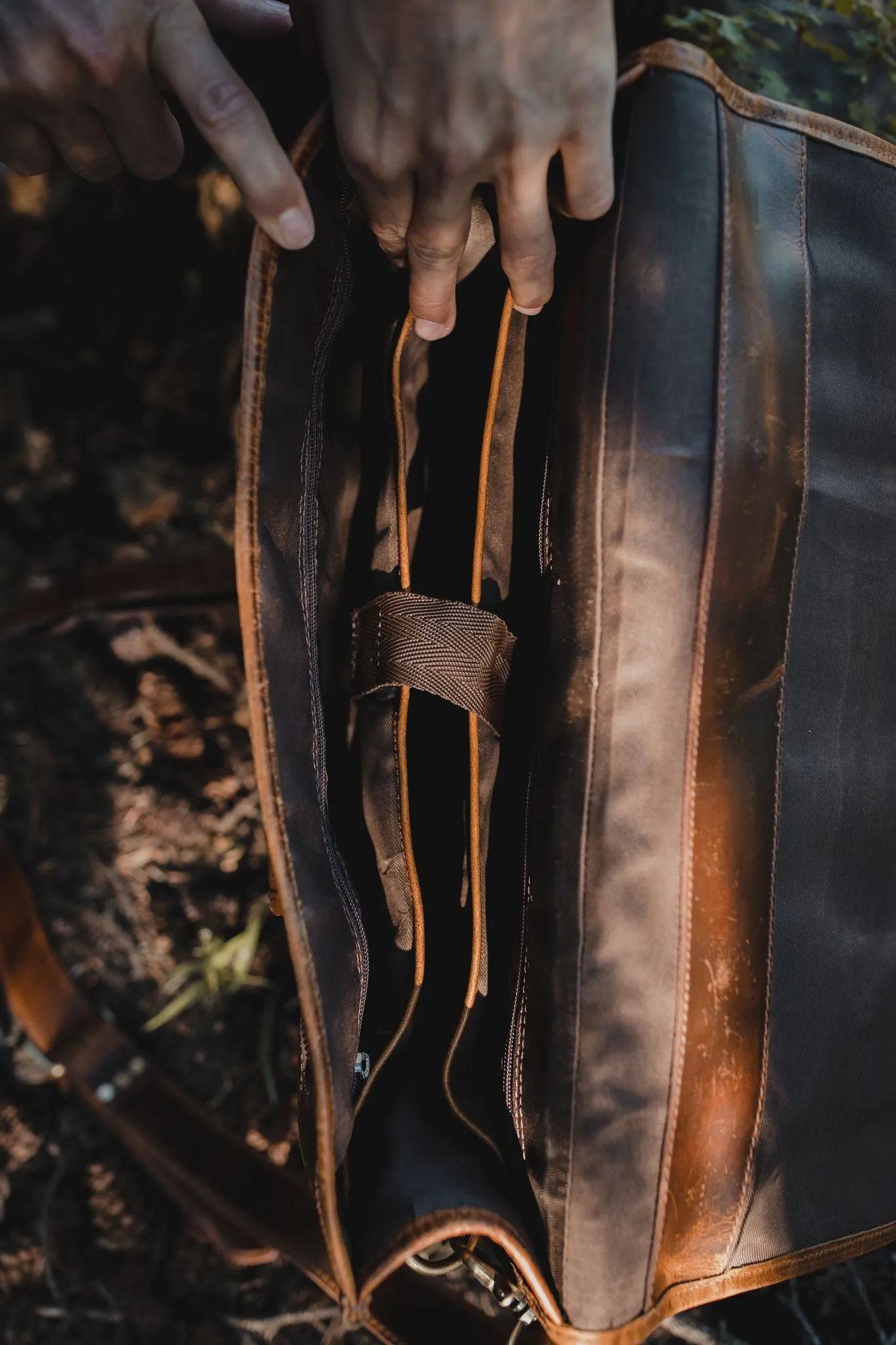 18 inch Buffalo Leather Briefcase