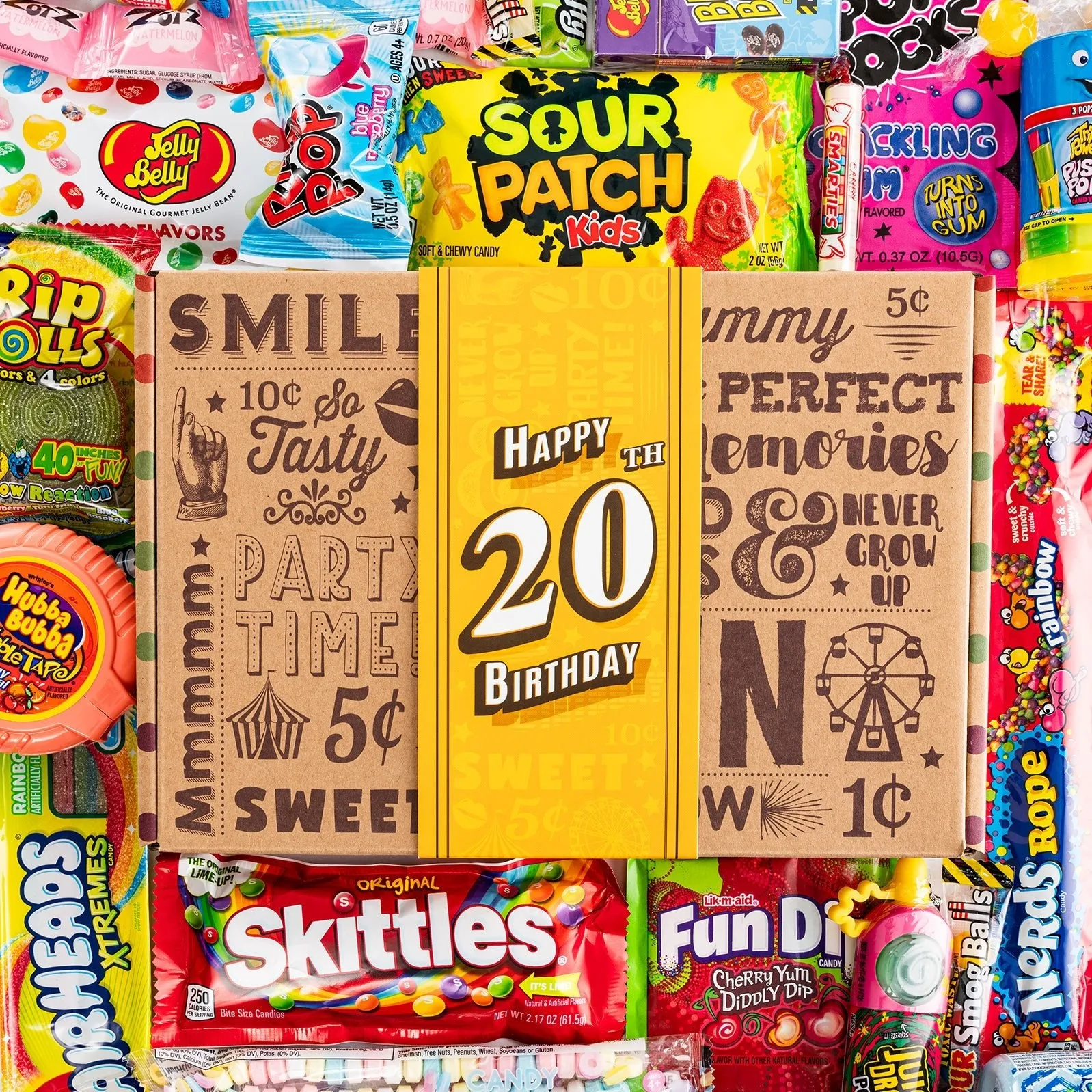 20th Birthday Retro Candy Gift