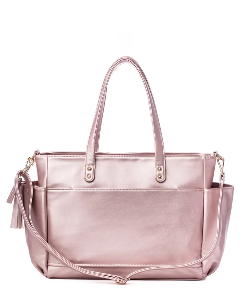 Aquila Tote Bag - Pink Metallic