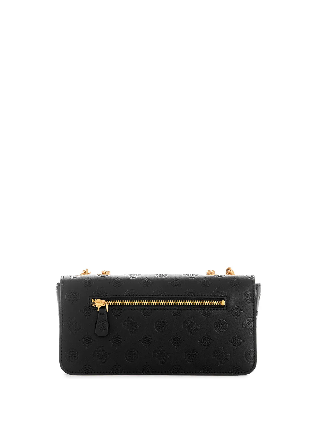 Black Logo Geva Convertible Crossbody Bag