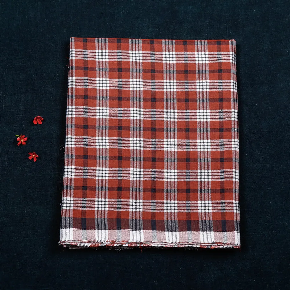 Brown - Calicut Kuriappilly Pure Handloom Cotton Lungi