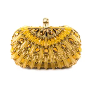 Emilio Pucci Embroidered Box Clutch