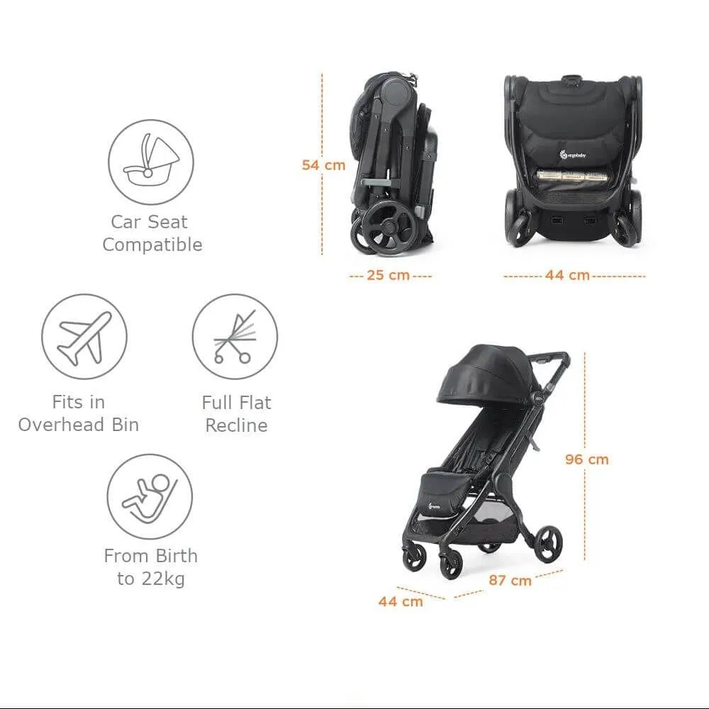 Ergobaby Metro  Compact City Stroller - Slate Grey