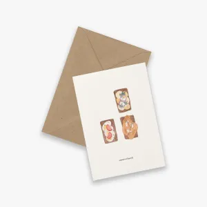 GREETING CARD // SMØRREBRØD (DANISH)