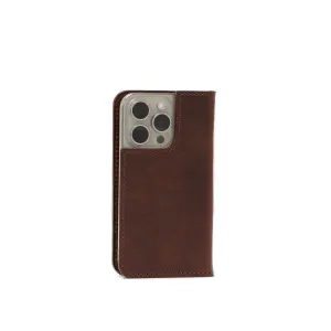 iPhone 16 series Leather Folio Case Wallet with MagSafe - The Minimalist 4.0