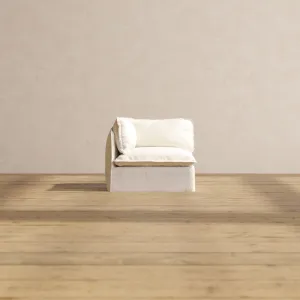 Modular Performance Corner Chair in Mousse | Deluxe Blend