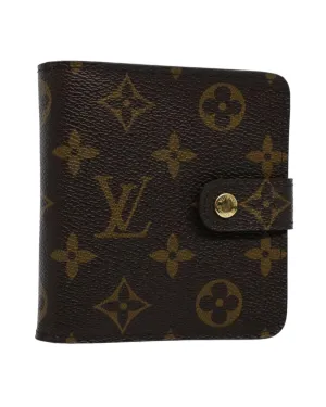 Monogram Compact Zip Wallet with Dust Bag and Box