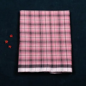 Pink - Calicut Kuriappilly Pure Handloom Cotton Lungi