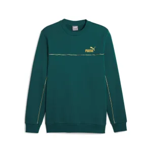 Puma men's crewneck sweatshirt ESS Minimal gold 680014 43 green