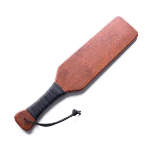 Premium Leather-Wrapped Spanking Paddle for Stockroom Essentials